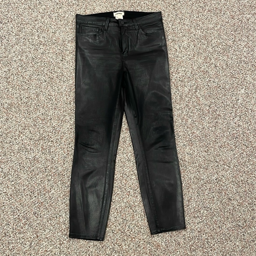 L'Agence Coated Jeans